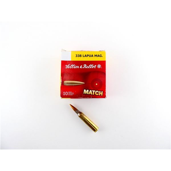 SELLIER & BELLOT .338 LAPUA MAGNUM AMMO LOT
