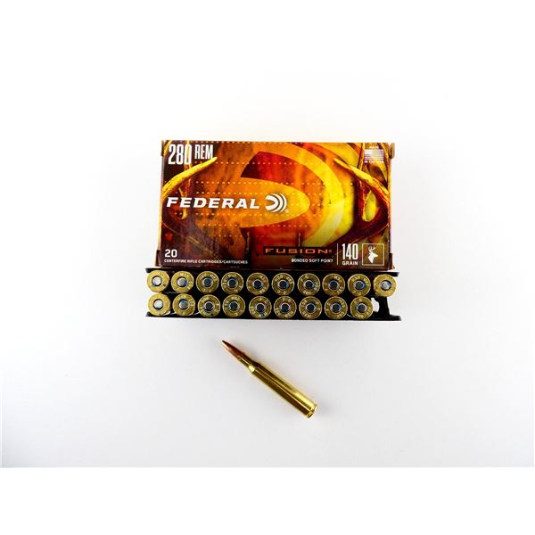 FEDERAL FUSION .280 REM AMMO LOT