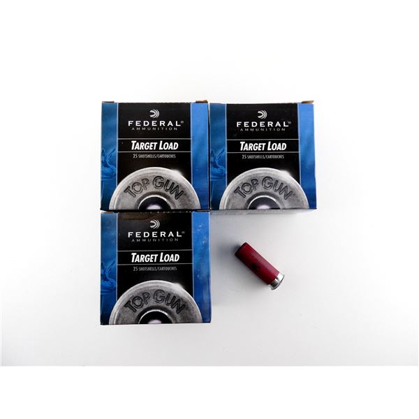 FEDERAL 12 GAUGE 2 3/4" SHOT SHELL AMMO LOT