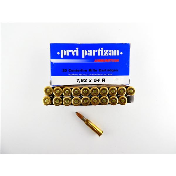 PRVI PARTIZAN 7.62X54R AMMO LOT