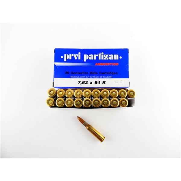 PRVI PARTIZAN 7.62X54R AMMO LOT