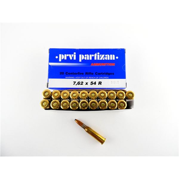 PRVI PARTIZAN 7.62X54R AMMO LOT