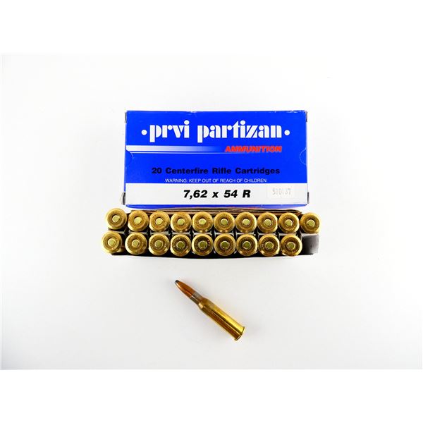 PRVI PARTIZAN 7.62X54R AMMO LOT