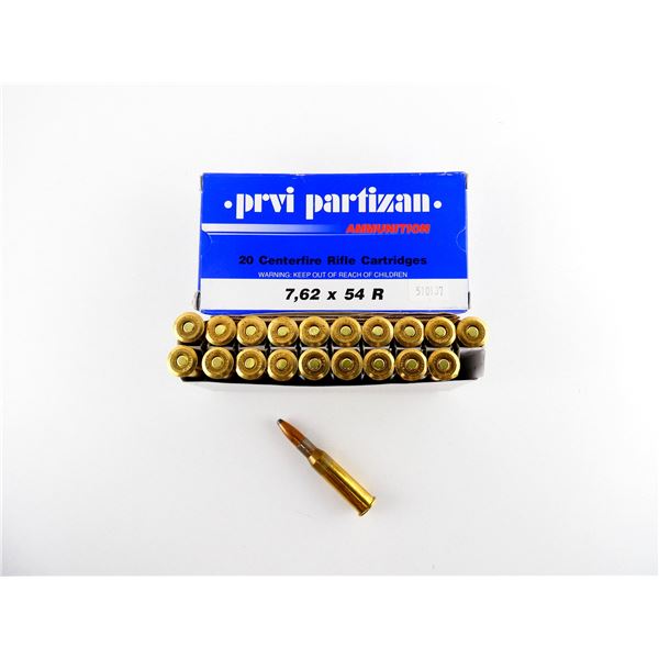 PRVI PARTIZAN 7.62X54R AMMO LOT