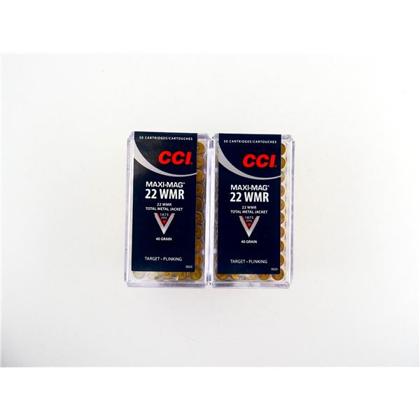 CCI MAXI-MAG .22 WMR AMMO LOT