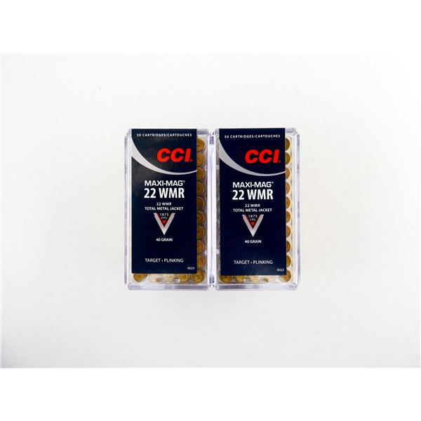 CCI MAXI-MAG .22 WMR AMMO LOT