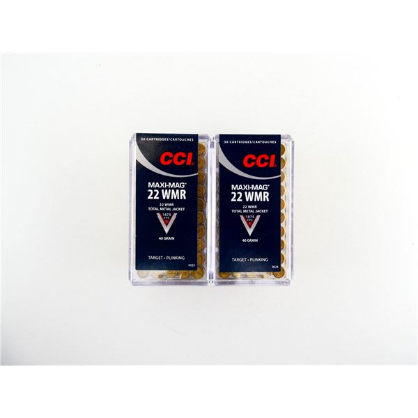CCI MAXI-MAG .22 WMR AMMO LOT