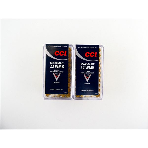 CCI MAXI-MAG .22 WMR AMMO LOT