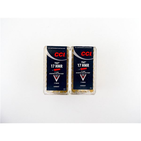 CCI TNT .17 HMR AMMO LOT