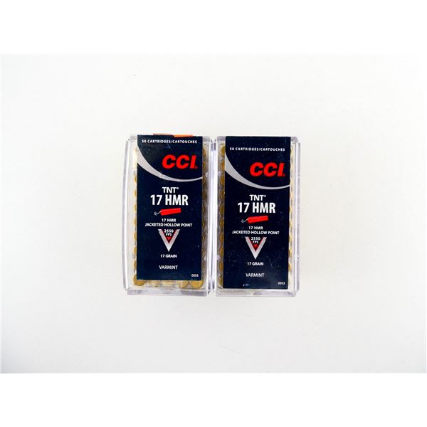 CCI TNT .17 HMR AMMO LOT