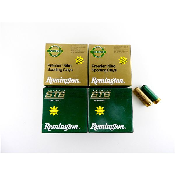ASSORTED REMINGTON NITRO & STS 12 GAUGE 2 3/4" SHOT SHELL AMMO LOT