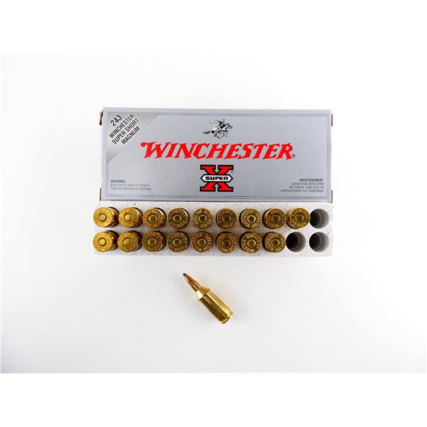 WINCHESTER .243 WSSM AMMO LOT