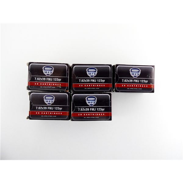 MFS 7.62X39MM AMMO LOT