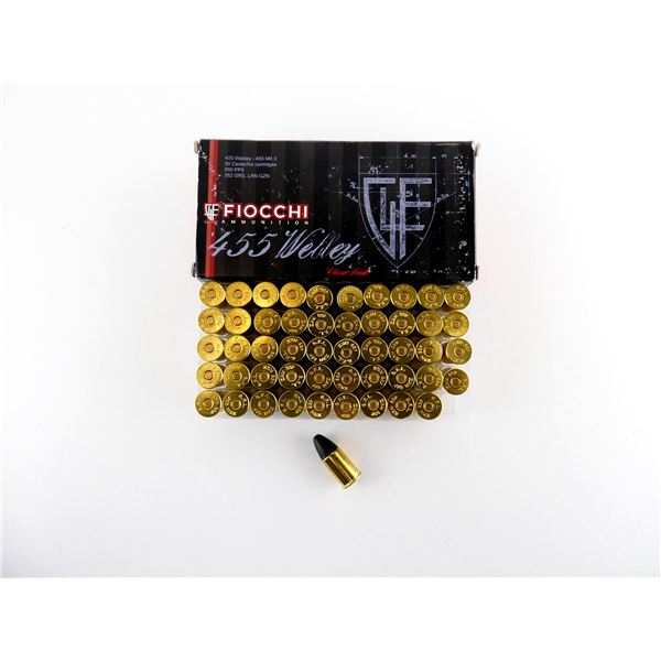 FIOCCHI .455 WEBLEY / MKII AMMO LOT