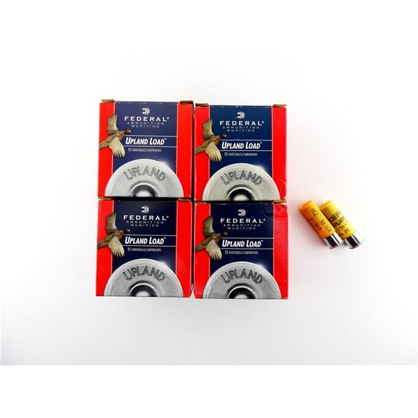 ASSORTED FEDERAL 20 GAUGE 2 3/4" SHOT SHELL AMMO LOT