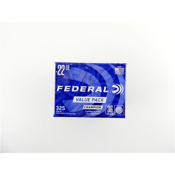 FEDERAL .22 LR AMMO LOT