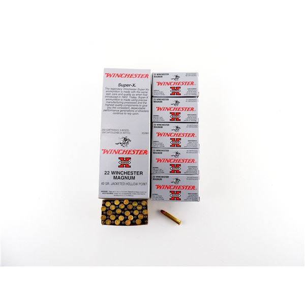 WINCHESTER SUPER-X .22 WIN MAGNUM AMMO LOT