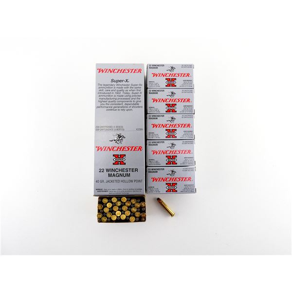 WINCHESTER SUPER-X .22 WIN MAGNUM AMMO LOT