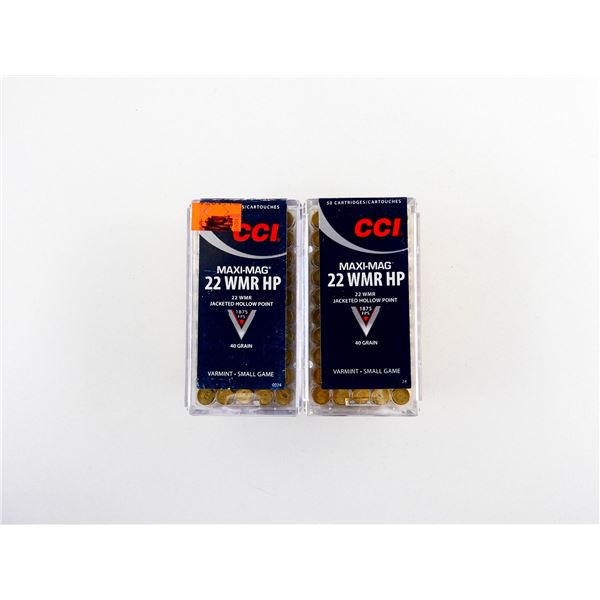 CCI MAXI-MAG .22 WIN MAGNUM AMMO LOT
