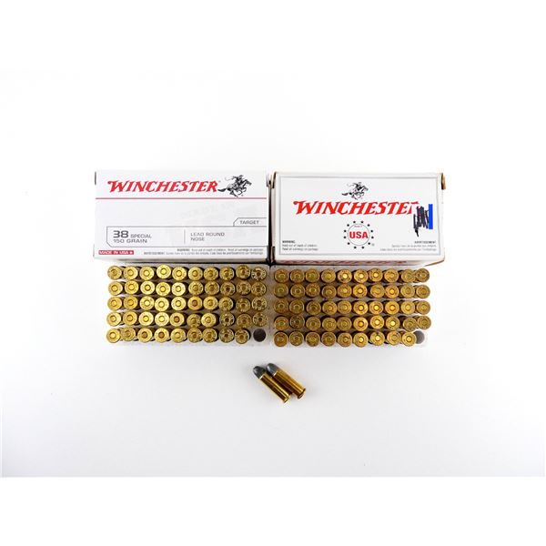 WINCHESTER .38 SPL AMMO LOT