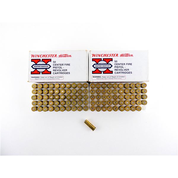 WINCHESTER .38 SPL SUPER MATCH AMMO LOT