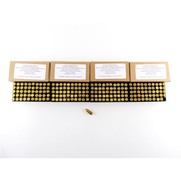 CUSTOM RELOADING 9MM LUGER AMMO LOT