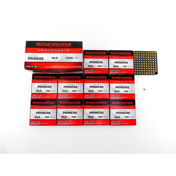 WINCHESTER WLR LARGE RIFLE PRIMERS LOT