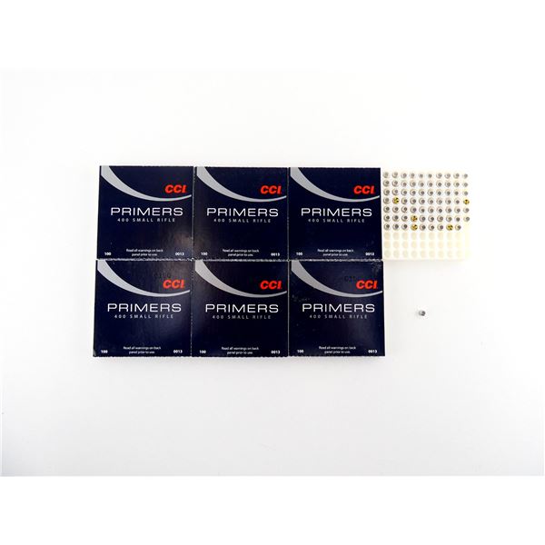 CCI NO. 400 SMALL RIFLE PRIMERS LOT
