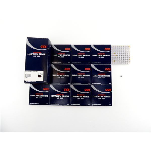 CCI NO. 350 MAGNUM LARGE PISTOL PRIMERS LOT