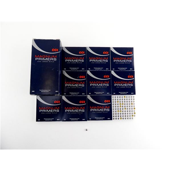 CCI NO. 250 MAGNUM LARGE RIFLE PRIMERS LOT