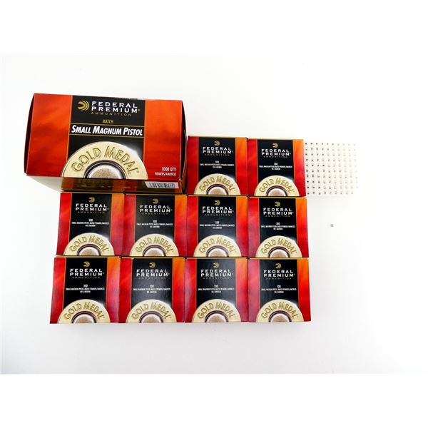 FEDERAL PREMIUM NO. GM200M SMALL MAGNUM PISTOL MATCH PRIMERS LOT