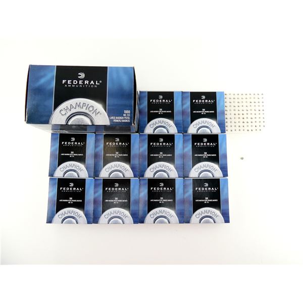 FEDERAL NO. 155 LARGE MAGNUM PISTOL PRIMERS LOT