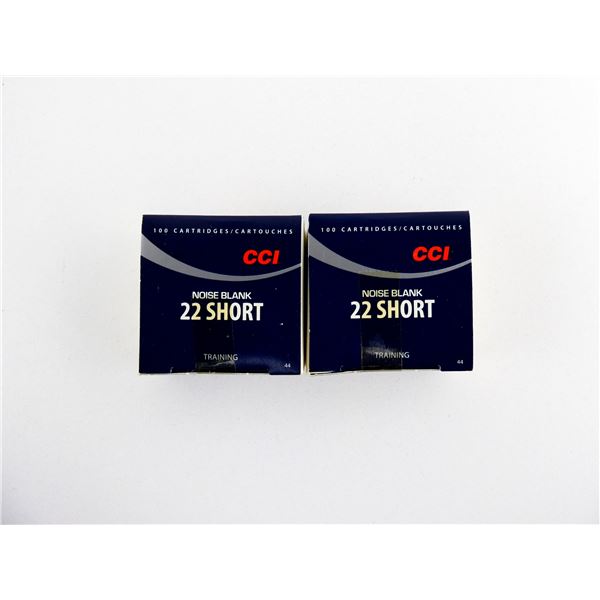 CCI .22 SHORT NOISE BLANKS LOT
