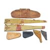 Image 1 : ASSORTED NON-PADDED RIFLE CASES AND SOFT PADDED / NON-PADDED HAND GUN CASES LOT