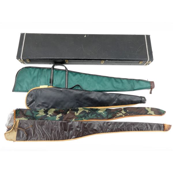 ASSORTED HARD PADDED / NON-PADDED & SOFT PADDED RIFLE CASES LOT