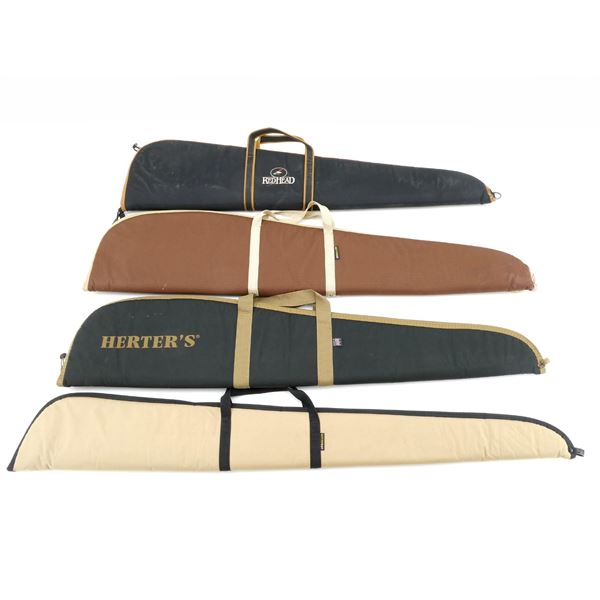 ASSORTED SOFT PADDED RIFLE CASES LOT