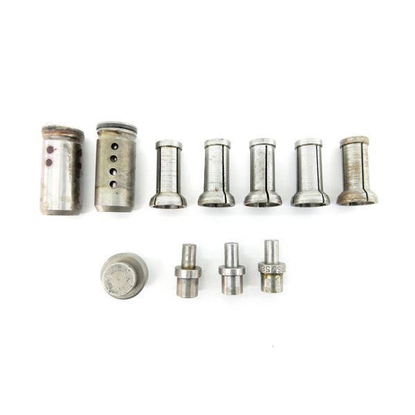 ASSORTED COLLET SHELL HOLDERS, LUBE SIZERS, ETC. LOT