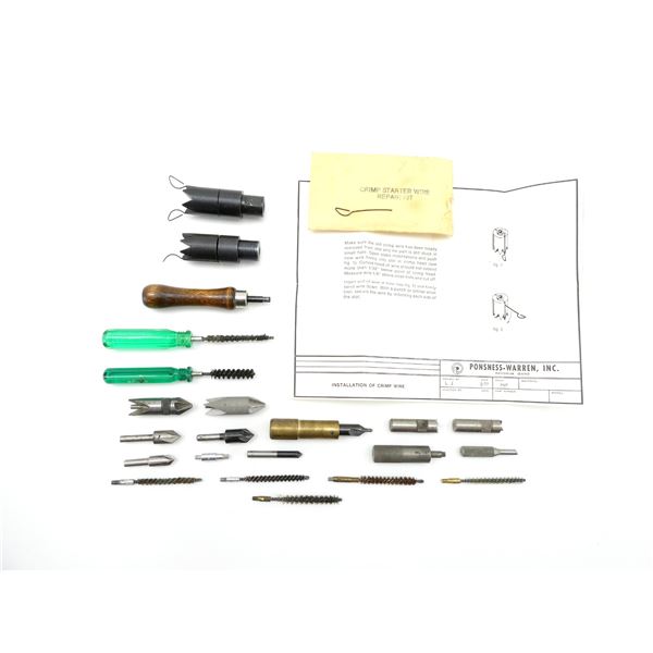 ASSORTED RELOADING ACCESSORIES LOT