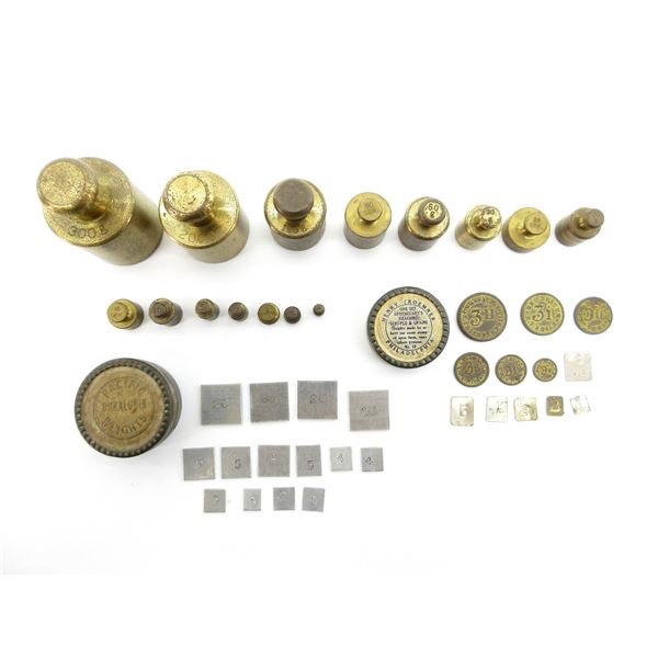 ASSORTED RELOADING SCALE WEIGHTS LOT