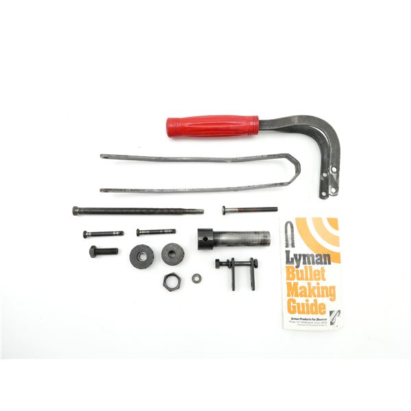 ASSORTED LYMAN 450 RELOADING PRESS ACCESSORIES LOT