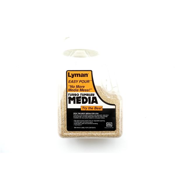 LYMAN TURBO TUMBLER UNTREATED CORNCOB MEDIA