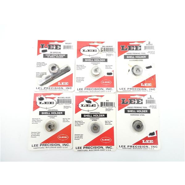 ASSORTED LEE SHELL HOLDER, ETC. LOT