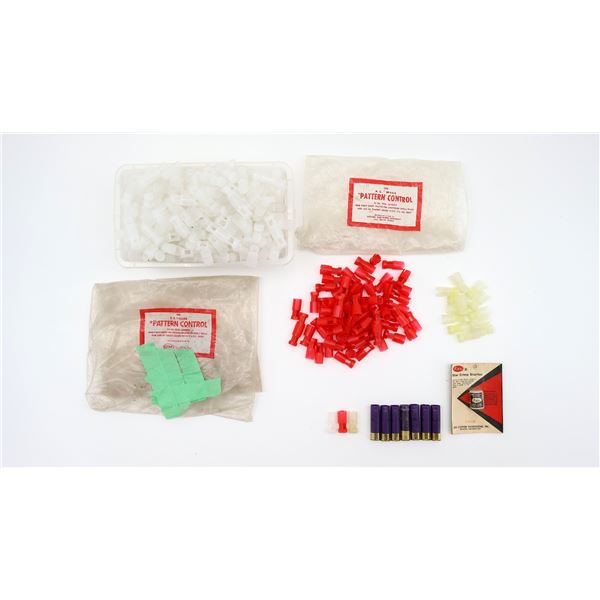 ASSORTED 12 GAUGE PLASTIC WADS, ETC. LOT