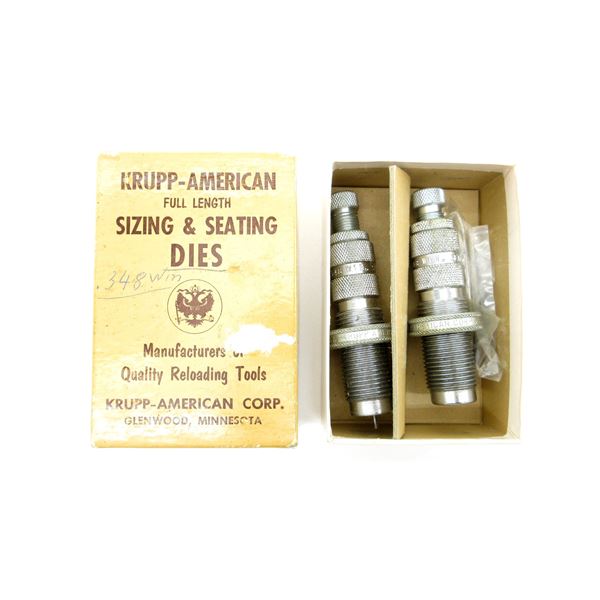 KRUPP-AMERICAN .348 WIN RELOADING DIES