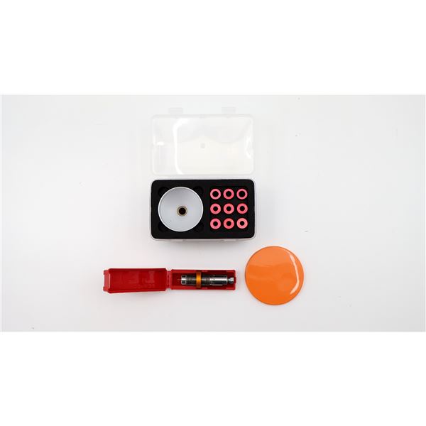 HORNADY PREMIUM POWDER FUNNEL KIT, LEE DECAPPER DIE, ETC. LOT