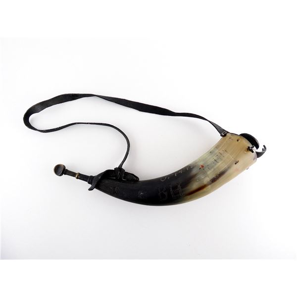 BLACK POWDER HORN