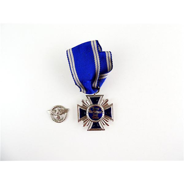 REPRODUCTION WWII GERMAN NSDAP 15 YEAR LONG SERVICE MEDAL