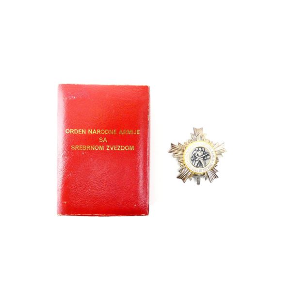 YUGOSLAVIAN ORDER OF THE PEOPLE'S ARMY WITH SILVER STAR