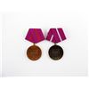 Image 1 : EAST GERMAN FAITHFUL FULFILLMENT OF DUTIES IN CIVIL DEFENSE BRONZE / SILVER MEDAL LOT