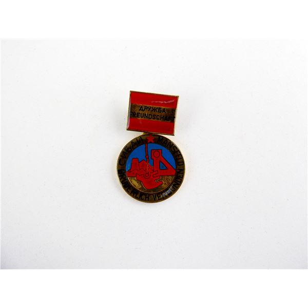 RUSSIAN / EAST GERMAN FRIENDSHIP MEDAL FOR MINING
